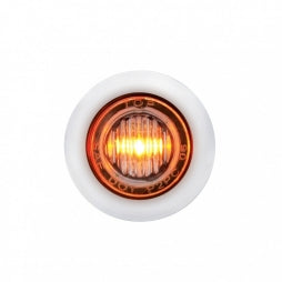 Amber LED Clear Lens Mini Marker Light