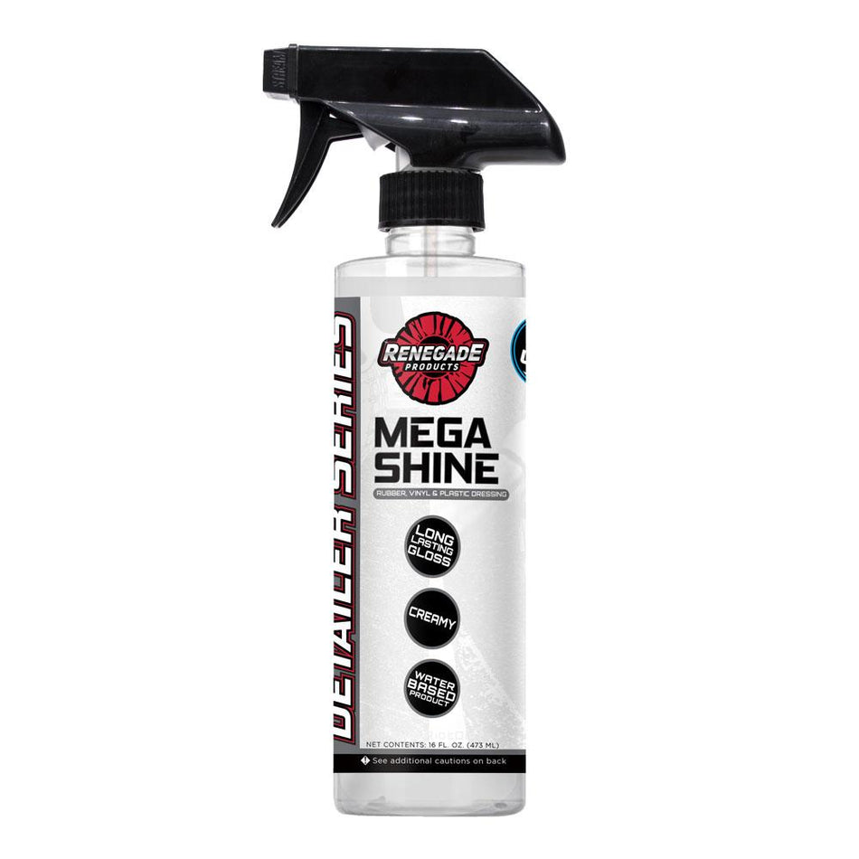 Renegade Detailer Series - Mega Shine Rubber, Vinyl & Plastic Dressing