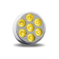 2" Round Clear Amber LED Light