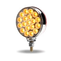 Double Face  Clear Amber Turn/ Marker and Clear Red Marker LED Fender Light