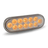Clear Oval Amber Stop, Turn & Tail LED Light